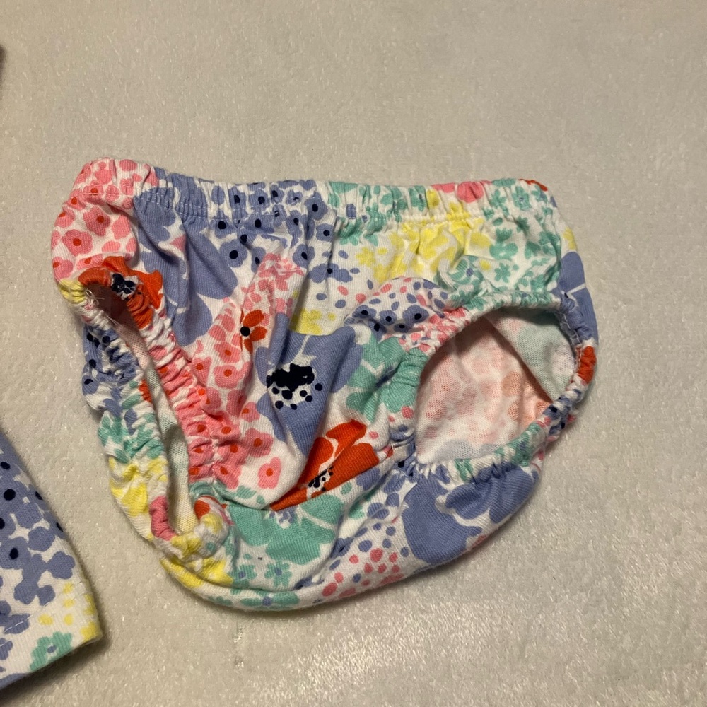 Floral Dress & Matching Bloomers - Picture 4 of 5